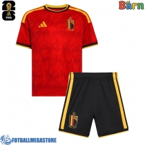 Fotballdrakt Barn Belgia Kevin De Bruyne #7 Hjemmedraktsett VM 2026 Kortermet (+ Korte bukser)
